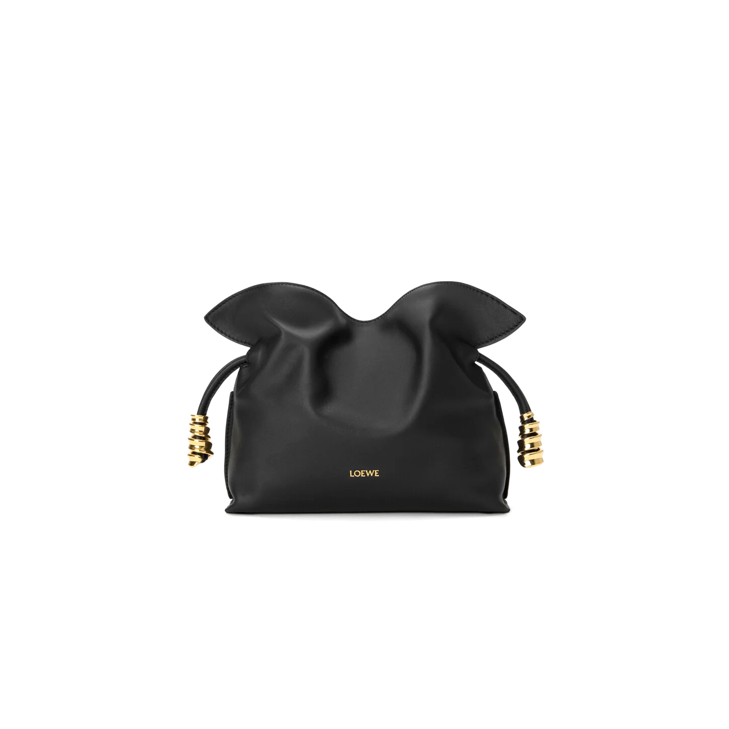 LOEWE MINI COIL FLAMENCO CLUTCH IN NAPPA CALFSKIN A411FC2XAS (23.9*18*9cm)